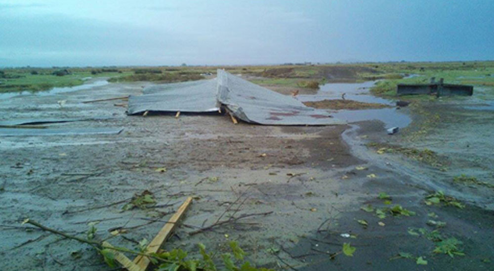 İskeçe Ova Bölgesinde Yağmur Zarar Verdi