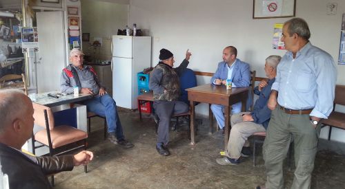 DEB Partisi Eşekçili köyünü ziyaret etti