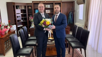 Başkonsolos Ünal’dan Başkan Erdem Hüseyin’e ziyaret