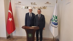 Gümülcine Müftüsü İbrahim Şerif'ten Edirne'ye ziyaret 