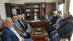 Gümülcine Müftüsü İbrahim Şerif'ten Kozlukebir Belediyesine ziyaret 