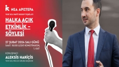 Yeni Sol Meclis Grubu Başkanı Hariçis, Gümülcinelilere konuşacak