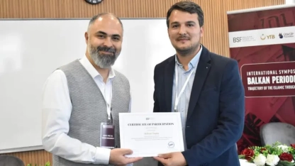 İskeçe Müftülüğü Din Hizmetleri Şube Müdürü Rıdvan Topçu uluslararası sempozyuma katıldı