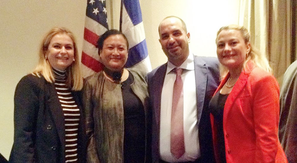 DEB Başkanı Ali Çavuş ABD Selanik Başkonsolosluğu'nun resepsiyonuna katıldı