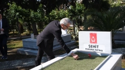 Pire'deki Türk Şehitliği'nde 18 Mart Şehitleri Anma Günü dolayısıyla tören yapıldı