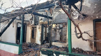 Rodop bölgesinde bir soydaş evinde yanarak can verdi