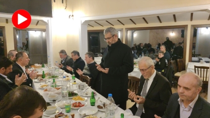 Edirne Mimar Sinan Vakfı Kurucu Başkanı Hasan Gümüş, Gümülcine'de iftar verdi