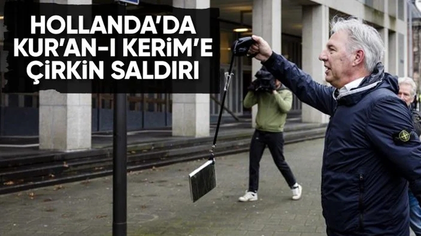Hollanda'da ırkçı PEGIDA lideri, Kur'an-ı Kerim'e hakaretten gözaltına alındı