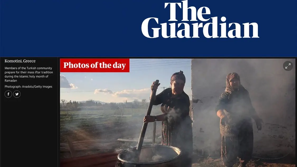 Ayhan Mehmet’in Zeynelli’deki iftar fotoğrafı The Guardian’da ‘Günün Fotoğrafı’ seçildi