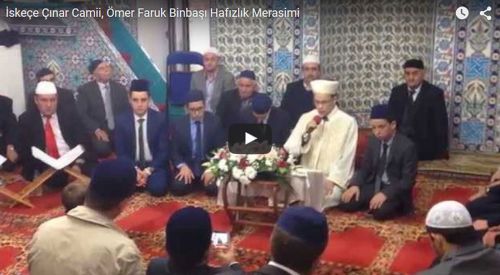 İskeçe Çınar Camii, Ömer Faruk Binbaşı Hafızlık Merasimi