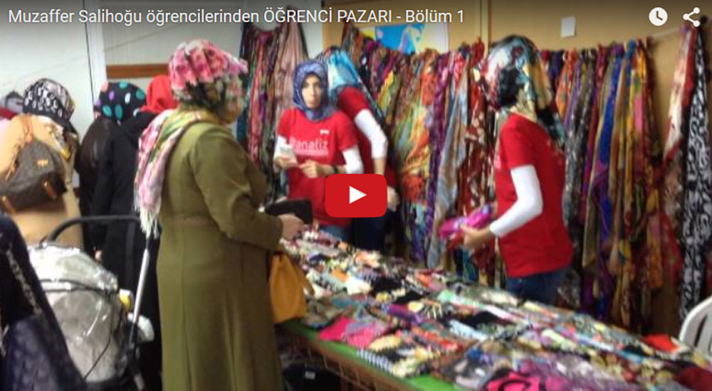 Muzaffer Salihoğu öğrencilerinden ÖĞRENCİ PAZARI - Bölüm 1