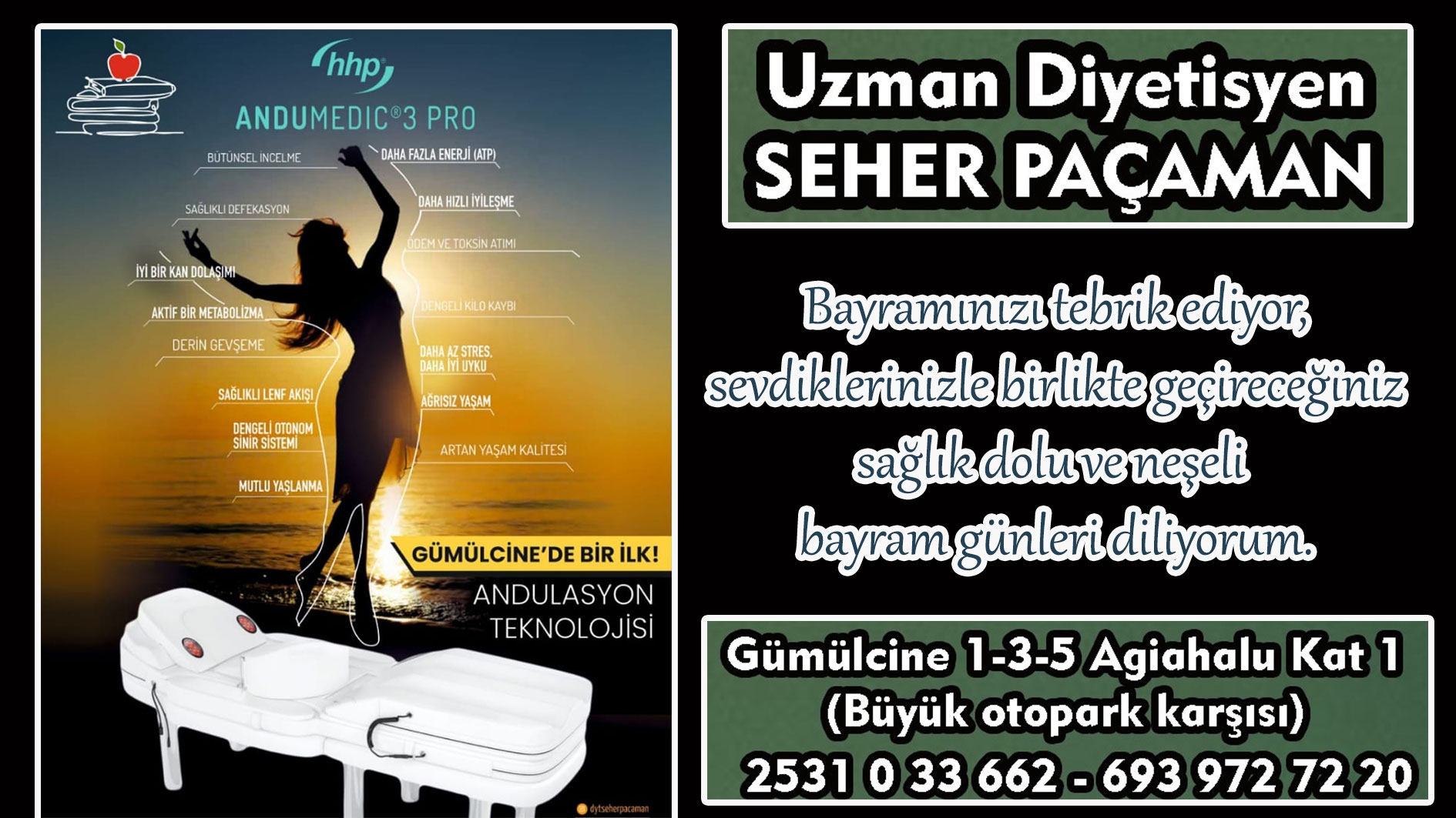 Uzman Diyetisyen Seher Paçaman’dan bayram mesajı