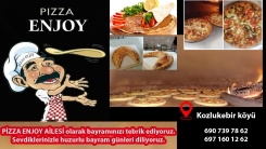 PİZZA ENJOY AİLESİ, huzurlu bayram günleri diler