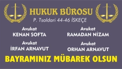 İskeçe'de hizmet veren Hukuk Bürosu avukatları Kenan Softa, Ramadan Nizam, İrfan Arnavut ve Orhan Arnavut Ramazan bayramınızı kutlarlar