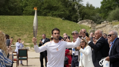 2024 Olimpiyat Oyunları meşalesi yakıldı
