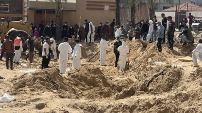 İsrail vahşeti sınır tanımıyor: Toplu mezarlar görenleri dehşete düşürüyor