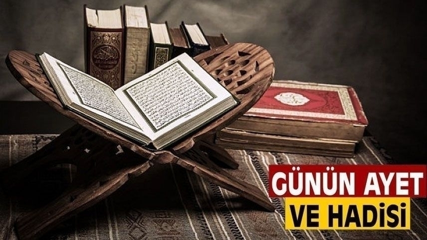 Günün Ayet ve Hadisi | 28.04.2024