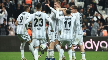 Beşiktaş'a galibiyeti uzatmanın son dakikasında atılan gol getirdi