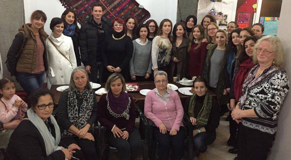 Bayanlar Dinkler Köyünde Buluştu