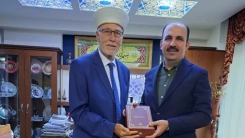 Konya Büyükşehir Belediye Başkanı Gümülcine Müftüsünü ziyaret etti