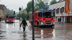 Almanya'da şiddetli yağış sel ve su baskınlarına neden oldu