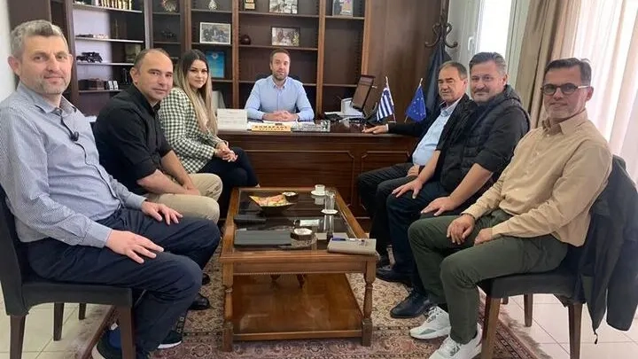 Şapçı-Maronya Belediye Başkanı’ndan mevkidaşı Erdem Hüseyin’e ziyaret