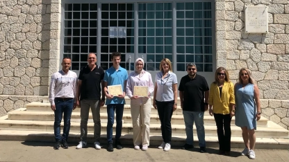 Celal Bayar Azınlık Ortaokul ve Lisesi öğrencilerinden matematik başarısı