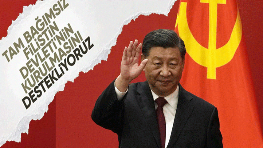 Çin'den Filistin'e destek açıklaması