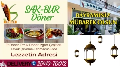 İskeçe'de lezzetin adresi SAK-BUR Döner bayramınızı tebrik eder hayırlı bayramlar diler