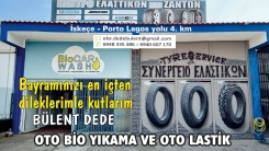 "BioCAR WASH" sahibi BÜLENT DEDE Kurban Bayramınızı kutlar, hayırlı bayramlar diler