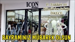 İskeçe Gümülcine sokağındaki "ICON" Giyim Mağazası Kurban Bayramınızı kutlar
