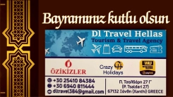DI TRAVEL HELLAS seyahat acentesi hayırlı bayramlar diler