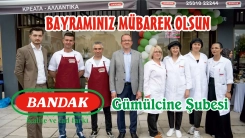 BANDAK ET Gümülcine Şubesi Ailesi Kurban bayramınızı tebrik eder 