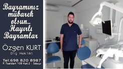Diş Hekimi Özgen KURT mutlu ve huzurlu bayramlar diler 