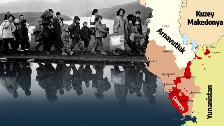 Yunanistan'ın Edirne Konsolosluğu Önünde Çamerya Katliamı Anması
