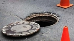 15 yaşındaki çocuk kanalizasyon çukuruna düştü