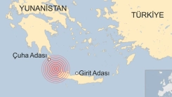Girit Adası açıklarında korkutan deprem! 