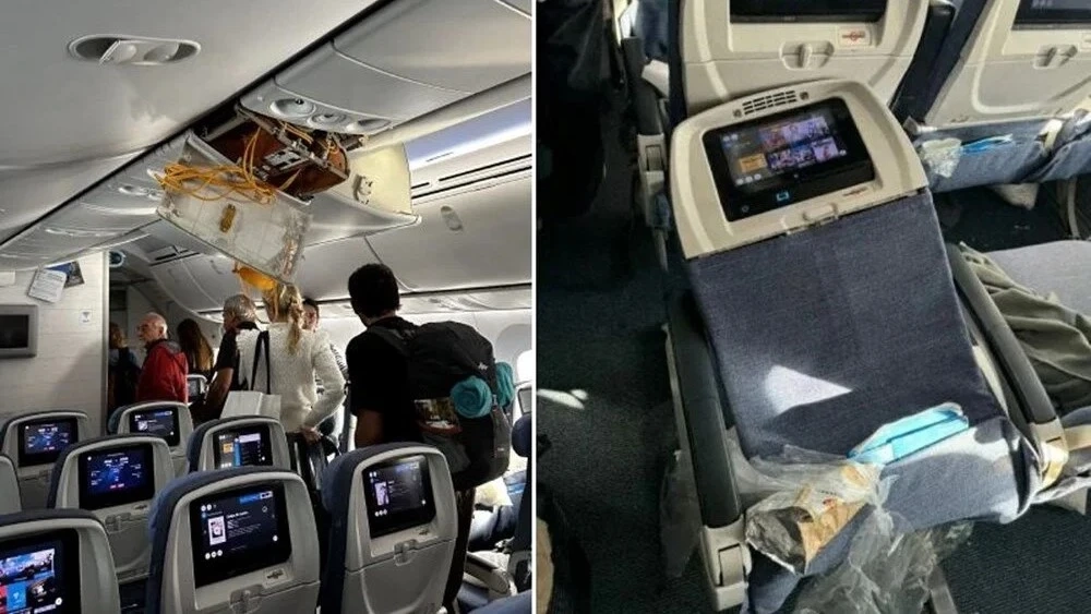 Uçakta korku dolu anlar! Koltuklar kırıldı: 30 kişi yaralandı