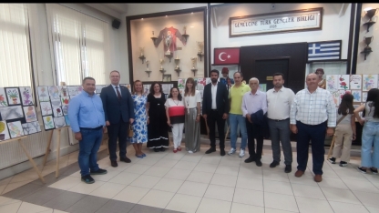 GTGB'de resim, seramik ve quilling çalışmaları sergisi açıldı