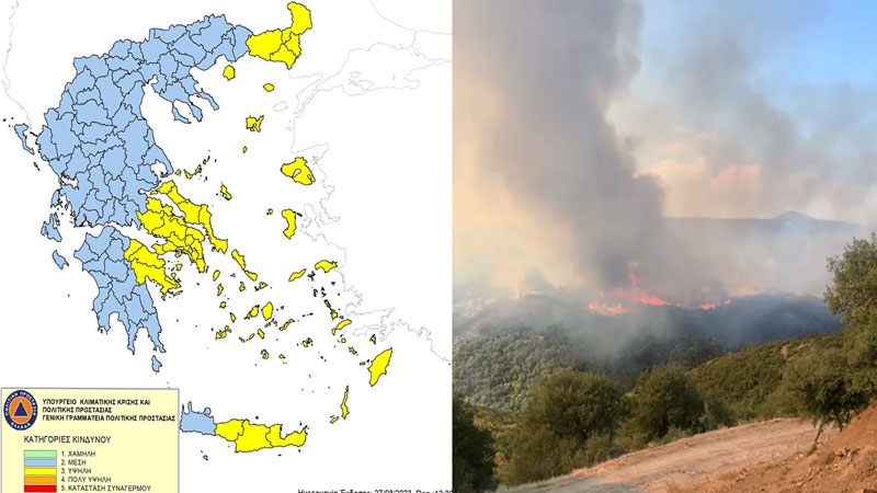 Rodop bölgesinde bugün bazı ormanlık bölgelere girişler yasaklandı