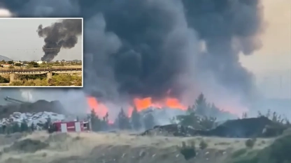 İskeçe'de korku dolu anlar! Koyunköy'deki büyük yangın kontrol altına alındı