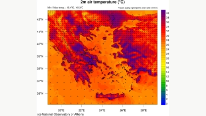 Yunanistan'da son 44 yılın en uzun süreli sıcak hava dalgası yaşandı