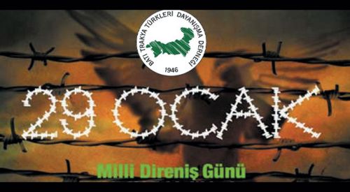 29 Ocak Milli Direniş Günü Anavatan'da da Anılacak