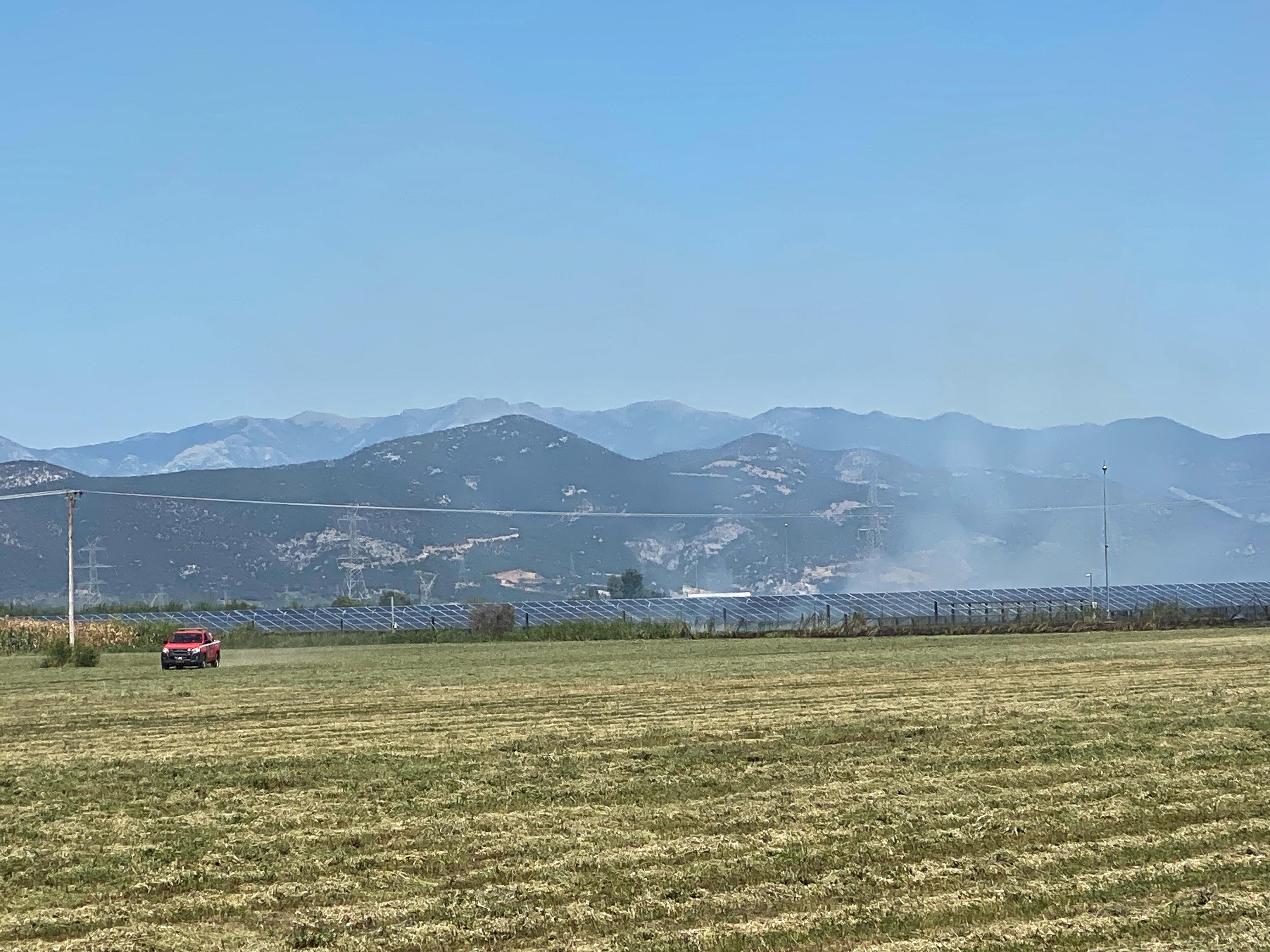 İskeçe'de yangın: Söndürme çalışmaları devam ediyor