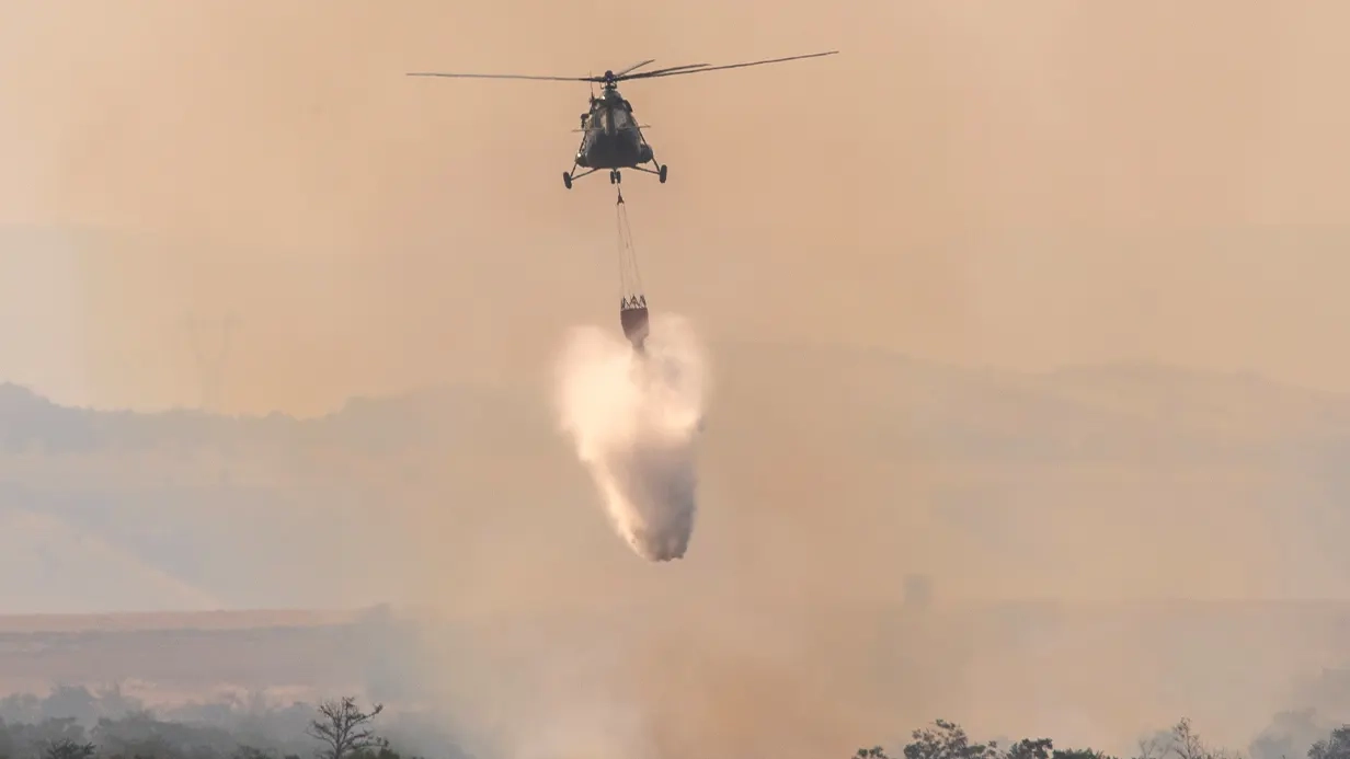 Kuzey Makedonya'da 40'tan fazla noktada orman yangını: 1 ölü