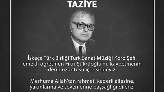 Fikri öğretmen hayata veda etti