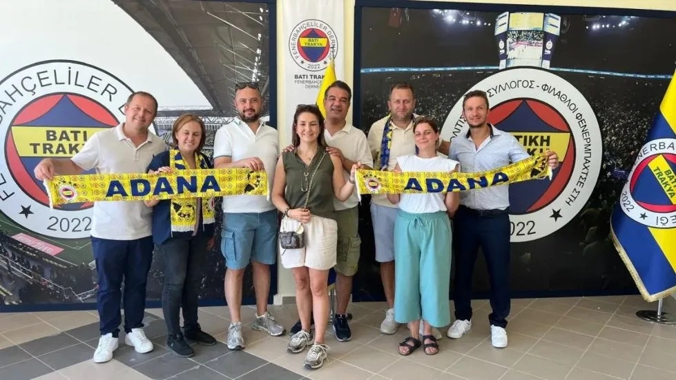 Adana Fenerbahçeliler Derneği, Batı Trakya Fenerbahçeliler Derneği'ni ziyaret etti