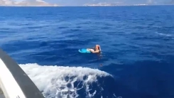 Cezaevinden izinli çıktı, yüzerek Meis'e kaçmaya kalkıştı