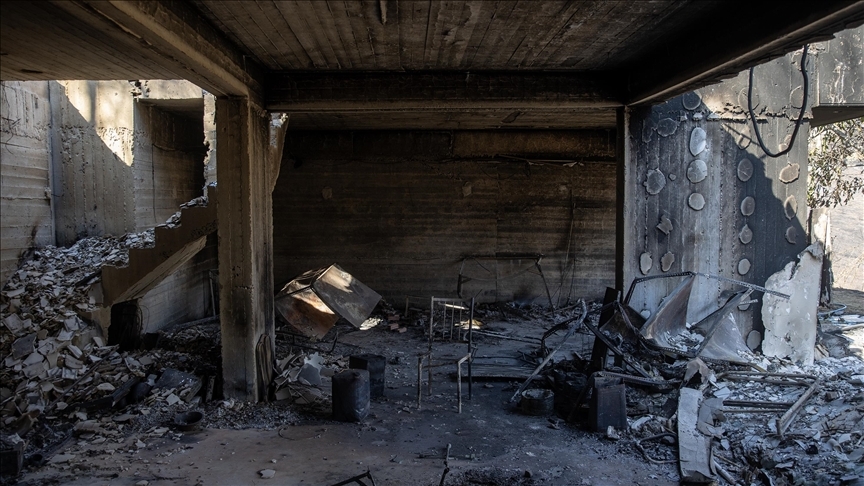 Başkentteki yangında 146 ev kullanılamaz hale geldi