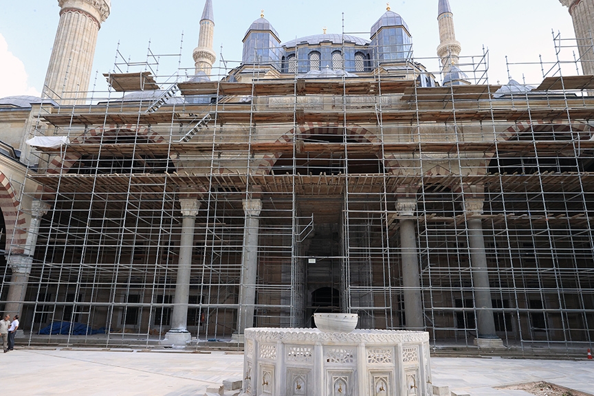 Selimiye Camisi restorasyonun büyük bölümü tamamlandı